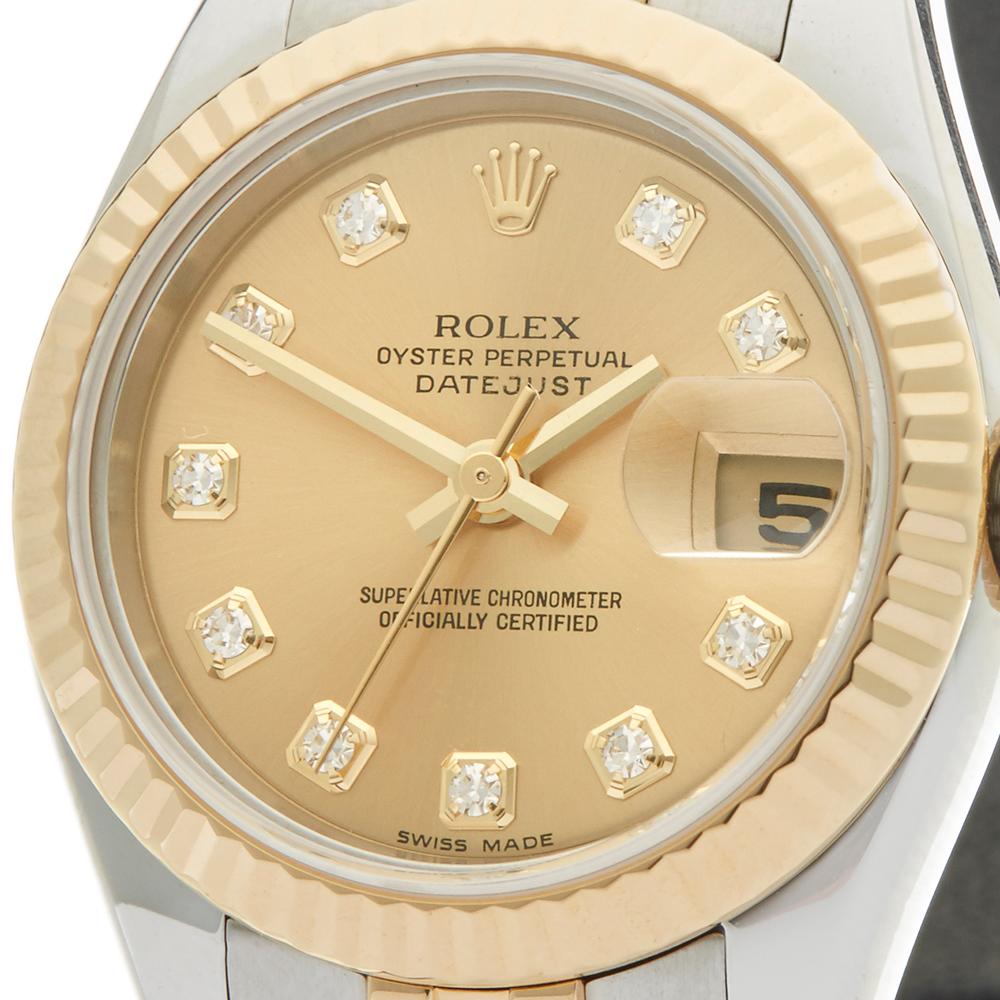 2005 Rolex Datejust Steel & Yellow Gold 179173 Wristwatch In Excellent Condition In Bishops Stortford, Hertfordshire
