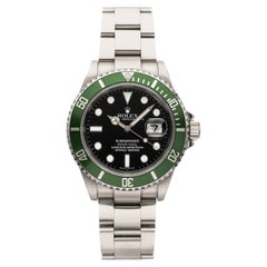 2005 Rolex Submariner 16610LV Stainless Steel Green Bezel Black Dial Auto 40 mm