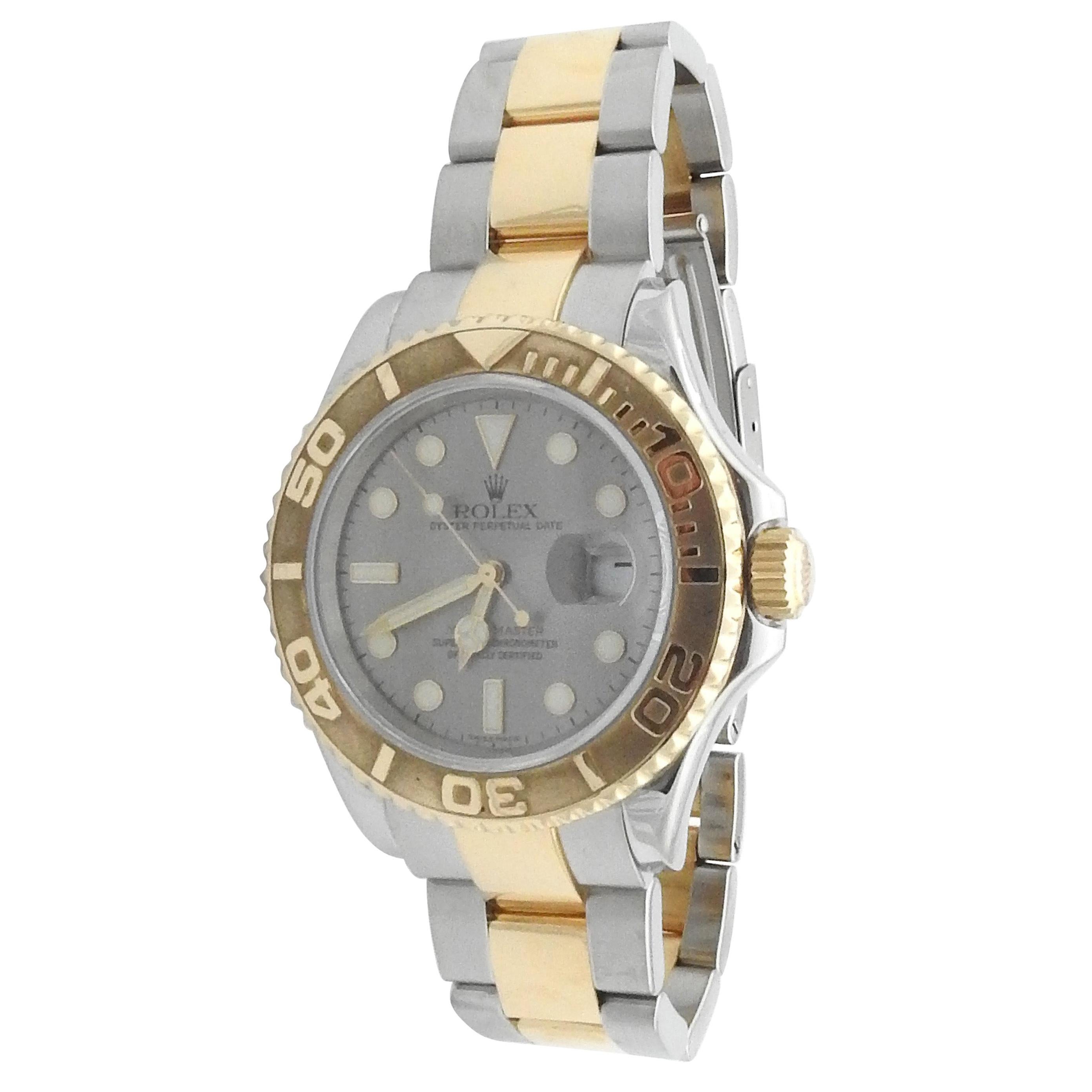 2005 Rolex Yachtmaster 16623 Two-Tone Men
s Watch Slate Dial