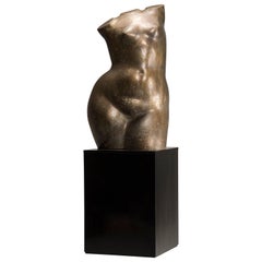 2005 Russian Artemenkov Bronze Feminine Nude Woman Bronze Statue