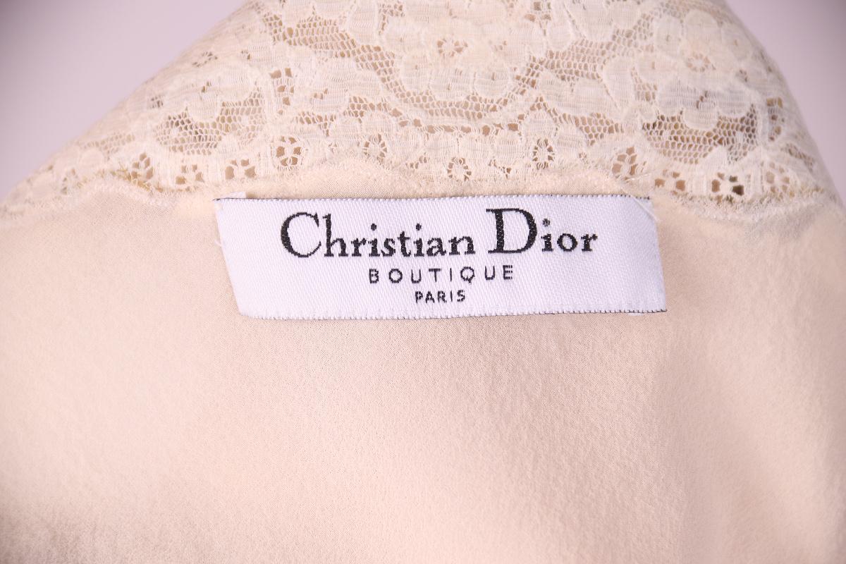 2005 s/s Christian Dior & Galliano Primavera / Verano 2005 Pasarela Top de seda en venta 5