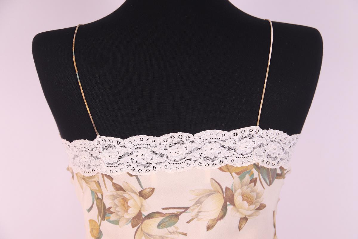 2005 s/s Christian Dior & Galliano Primavera / Verano 2005 Pasarela Top de seda en venta 6