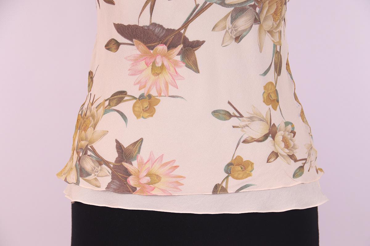 2005 s/s Christian Dior & Galliano Primavera / Verano 2005 Pasarela Top de seda en venta 10