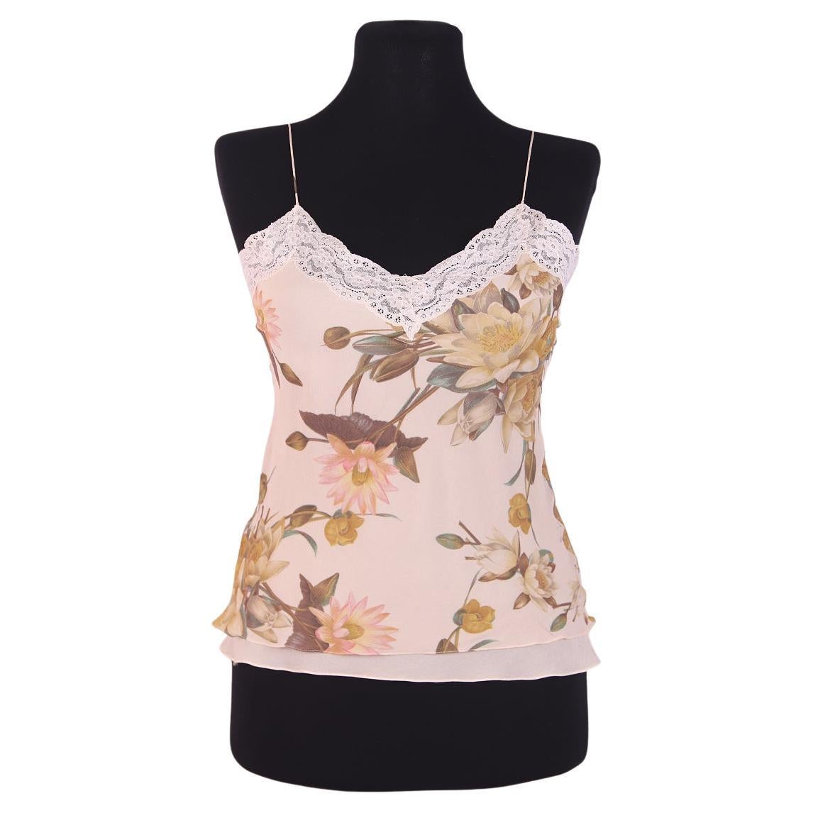 Top in seta della passerella primavera/estate 2005 di Christian Dior & Galliano