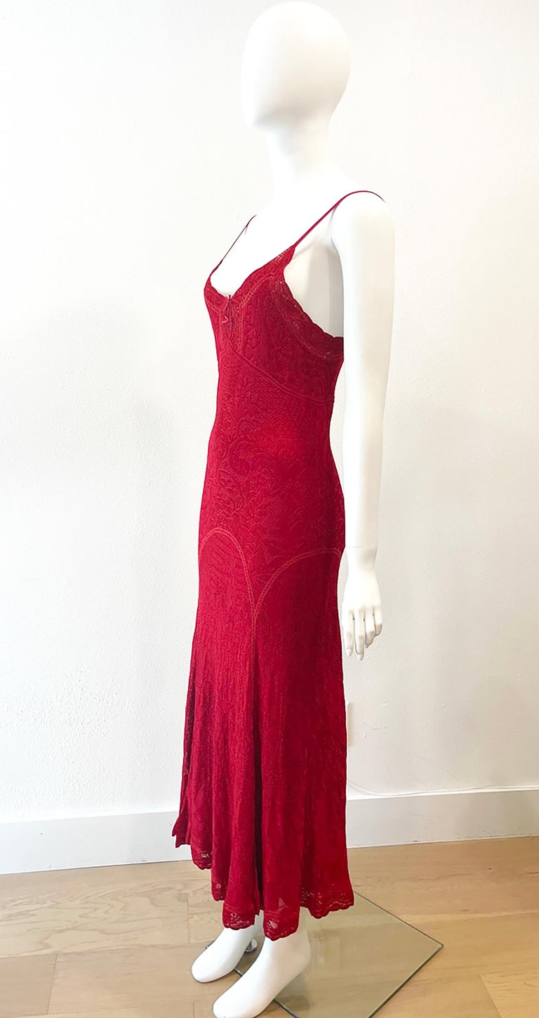 2005 S/S Galliano Slip Dress In Excellent Condition For Sale In Austin, TX
