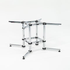 2005 USM Haller Kitos 59 Inch Ebonized Oak Wood Round Dining / Conference Table