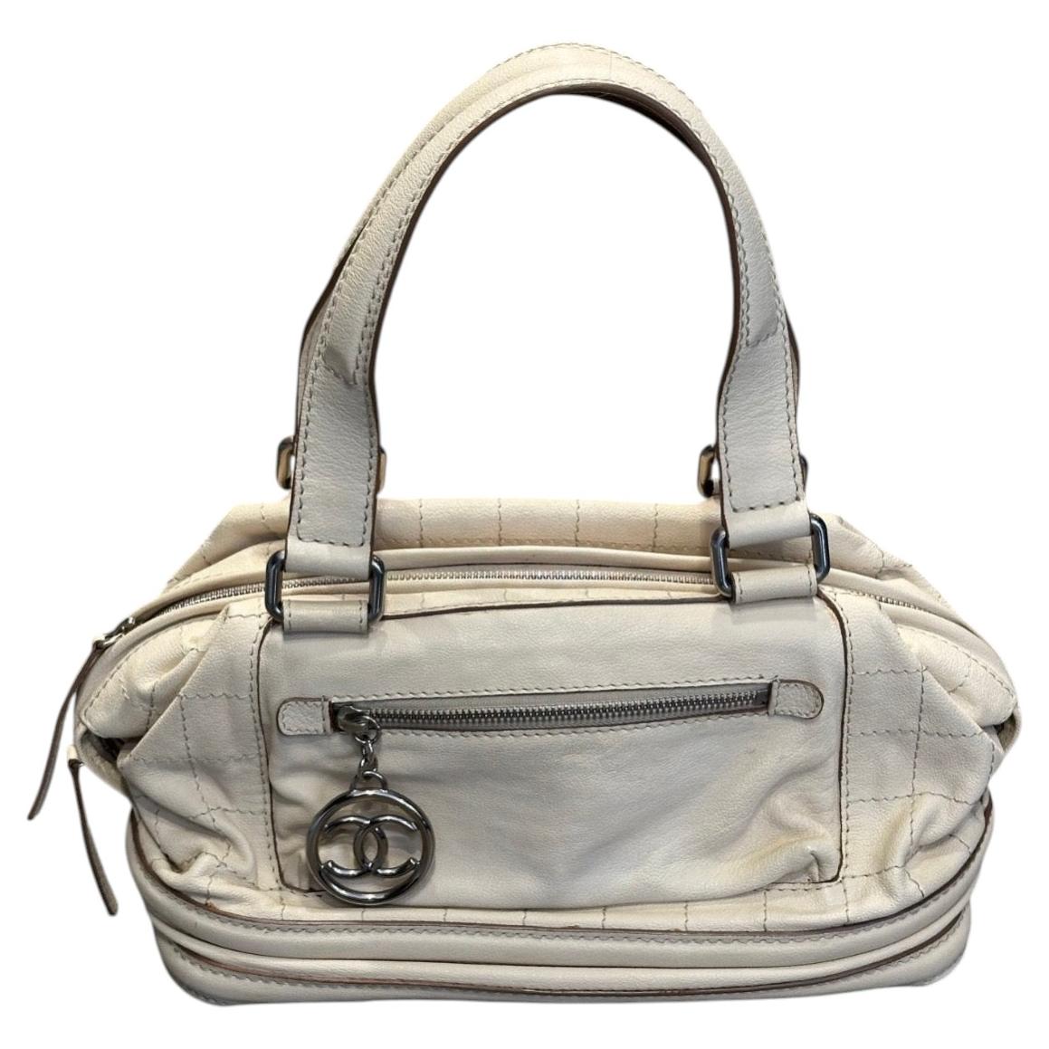 2006-2008 Chanel leather Essential bowler bag
