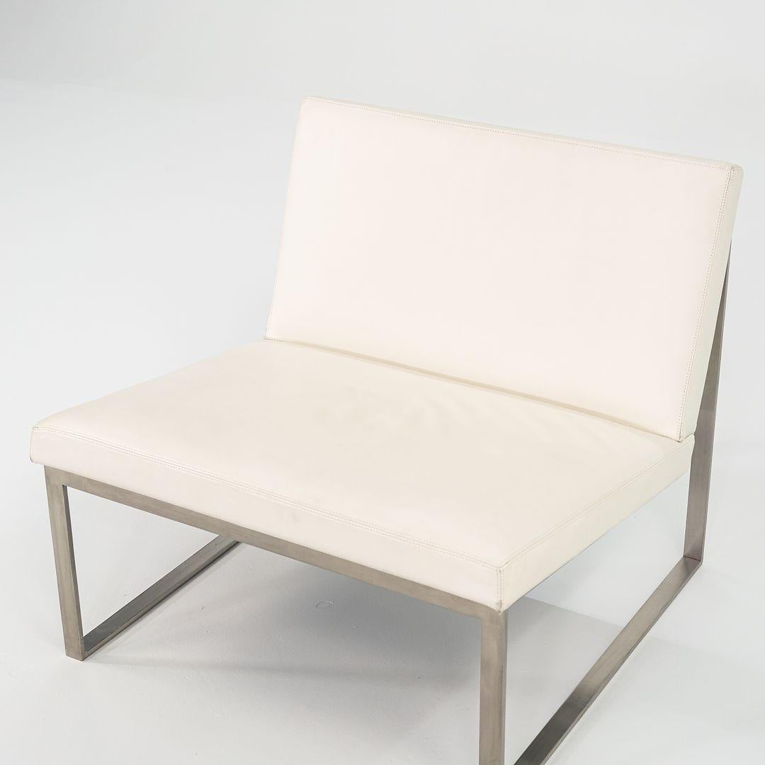 2006 B.2 Sillas de salón sin brazos de Fabien Baron para Bernhardt Design en piel Moderno en venta