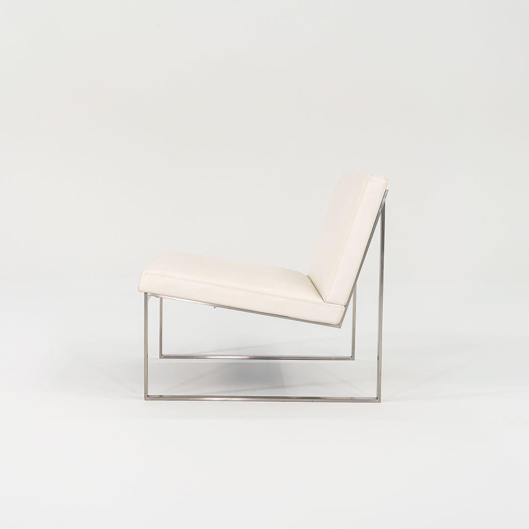 2006 B.2 Sillas de salón sin brazos de Fabien Baron para Bernhardt Design en piel en venta 1