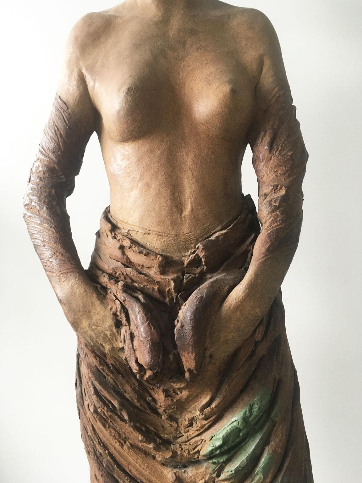 2006 Bronze Sculpture by Ugo Riva Innocente Provocazione In Good Condition For Sale In Brescia, IT