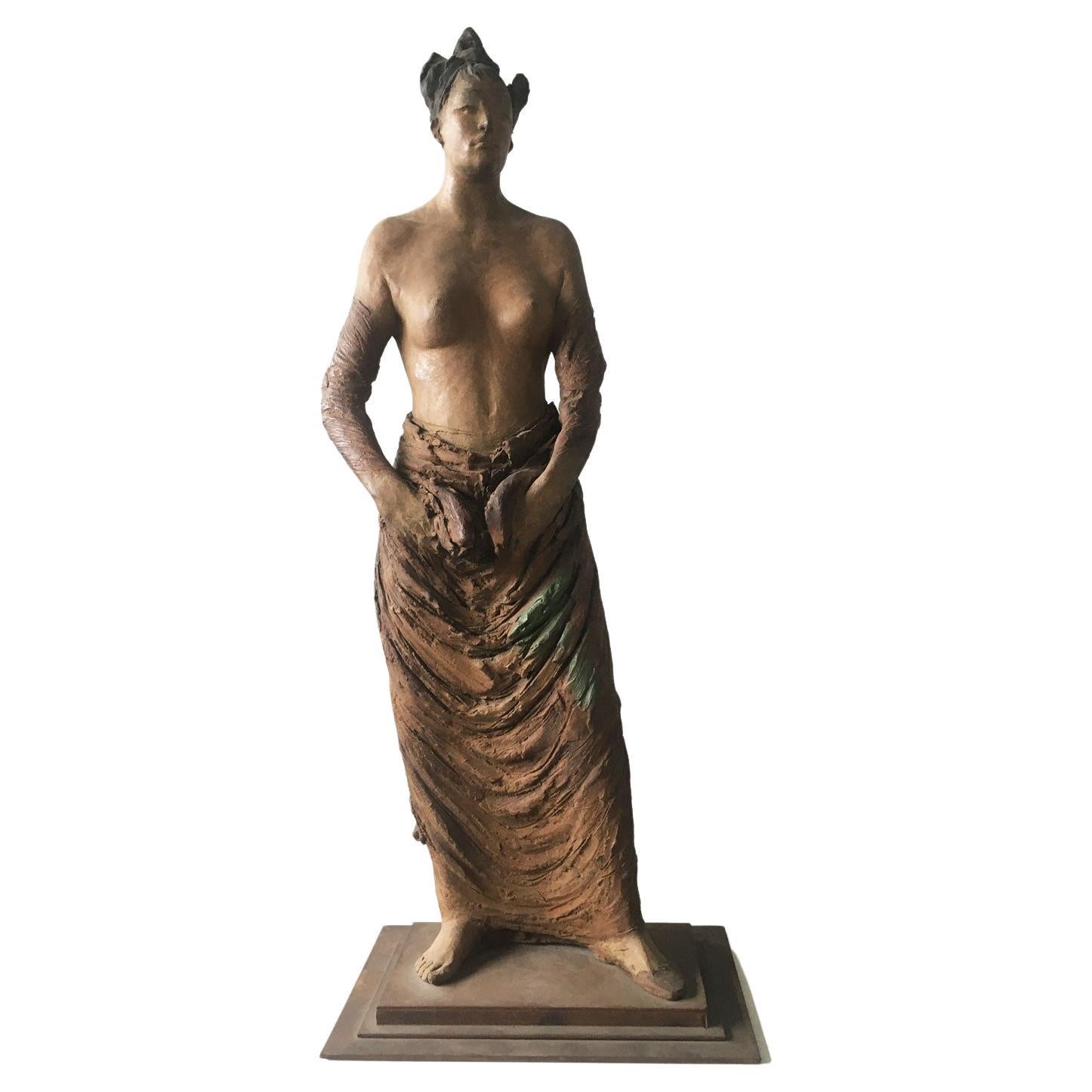 2006 Escultura de bronce de Ugo Riva Innocente Provocazione en venta
