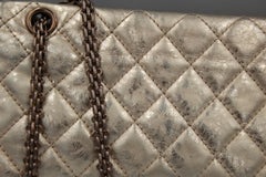 2006 Chanel 2.55 Double Flap Bag in Golden Aged Leather