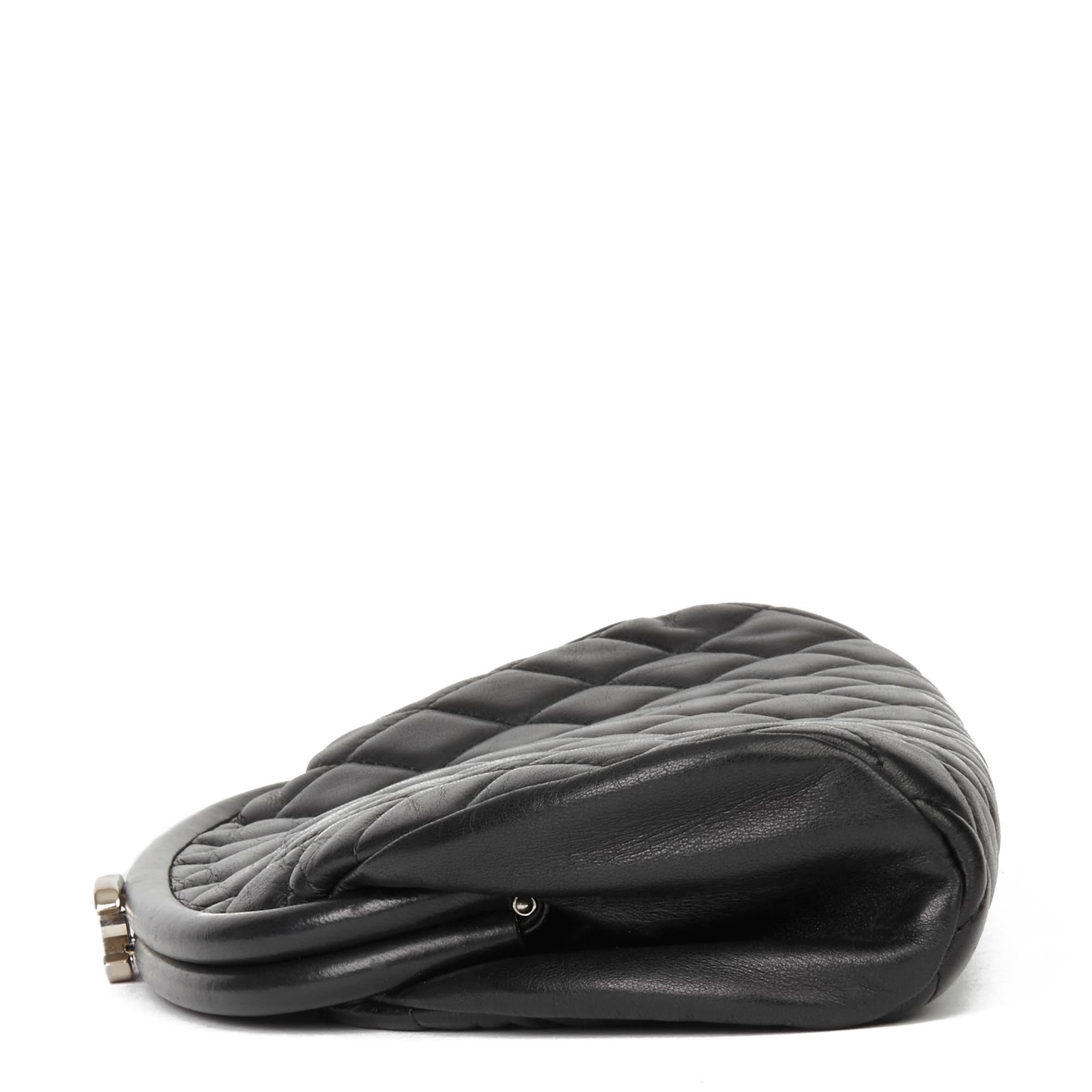 2006 Chanel Black Quilted Lambskin Timeless Clutch Bag  In Excellent Condition In Bishop's Stortford, Hertfordshire
