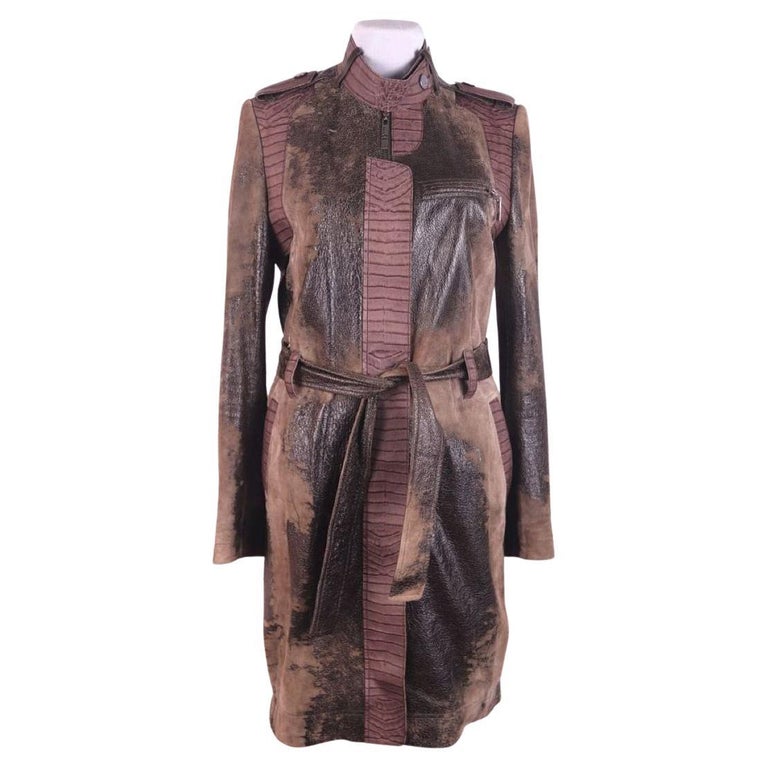 2006 Christian Dior by Galliano f/w 2006 trench-coat crocodile