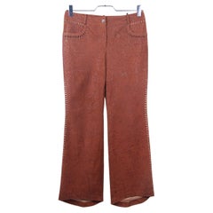 2006 Pantaloni in pelle Christian Dior & Galliano