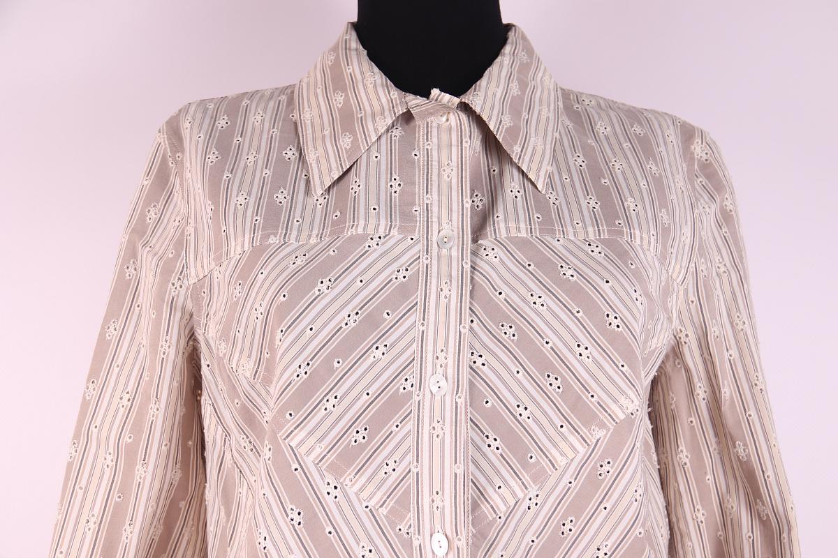 2006 Christian Dior Galliano shirt and skirt cotton silk suit set In Excellent Condition For Sale In Алматинский Почтамт, KZ