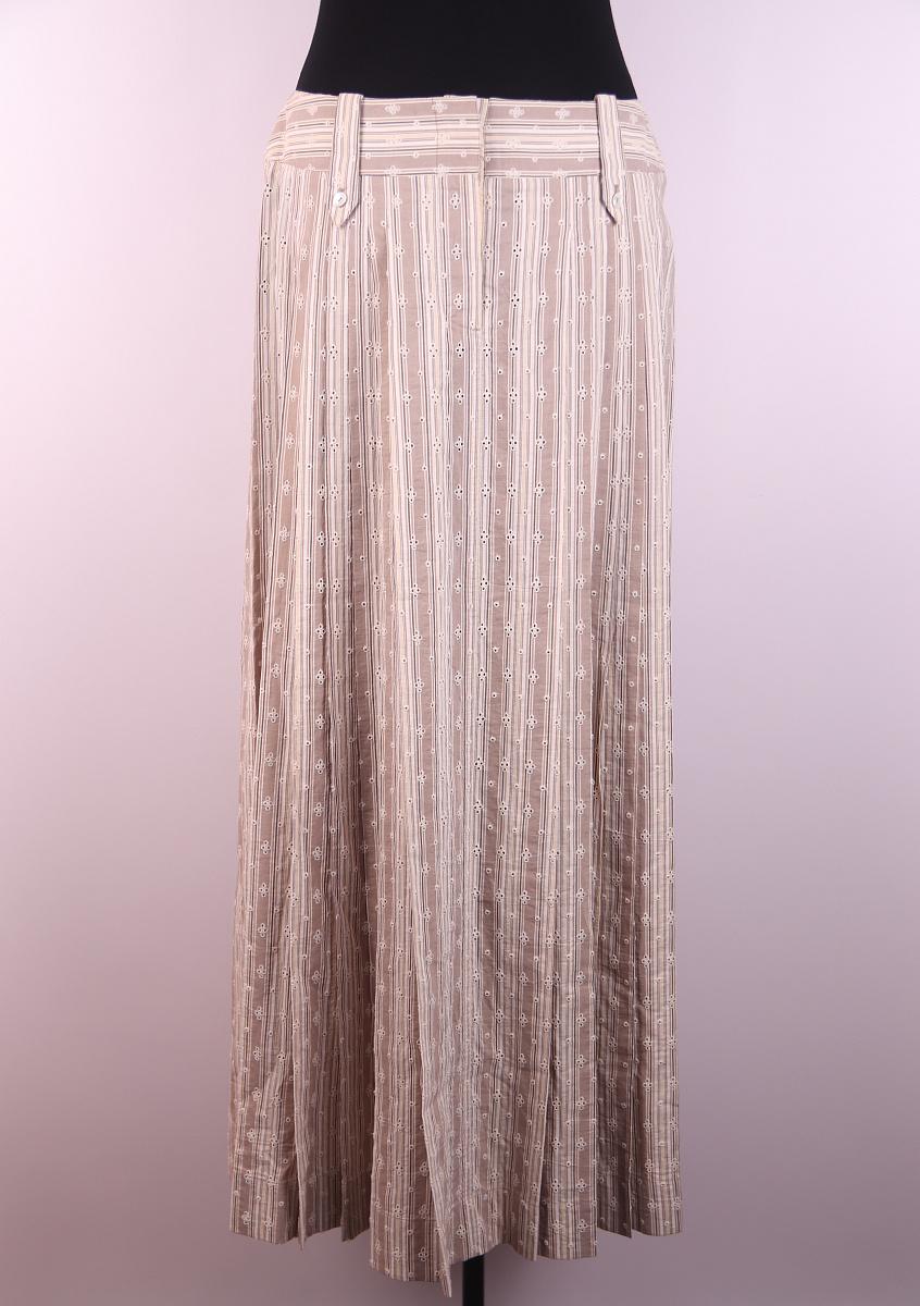 2006 Christian Dior Galliano shirt and skirt cotton silk suit set For Sale 1