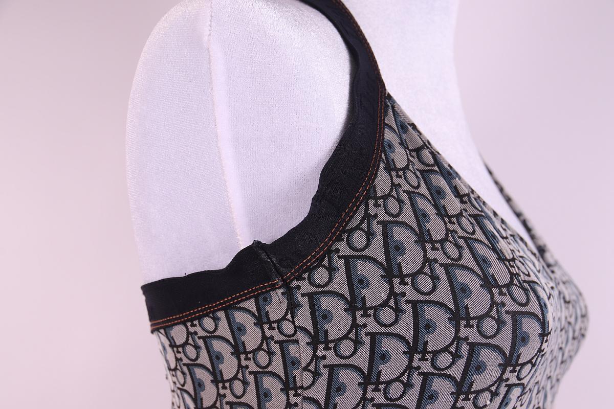 Gray 2006 Christian Dior & John Galliano top skirt suit For Sale