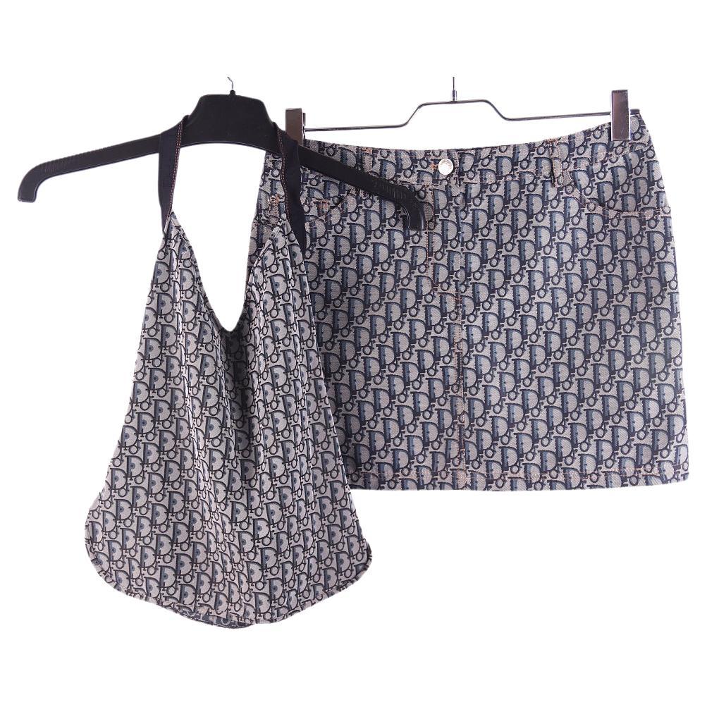 2006 Christian Dior & John Galliano top skirt suit For Sale