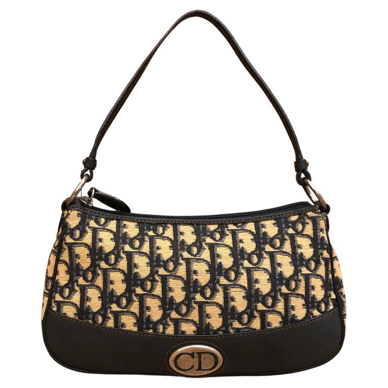 Christian Dior Golf Barrel Satchel Printed Canvas with Leather Small at  1stDibs