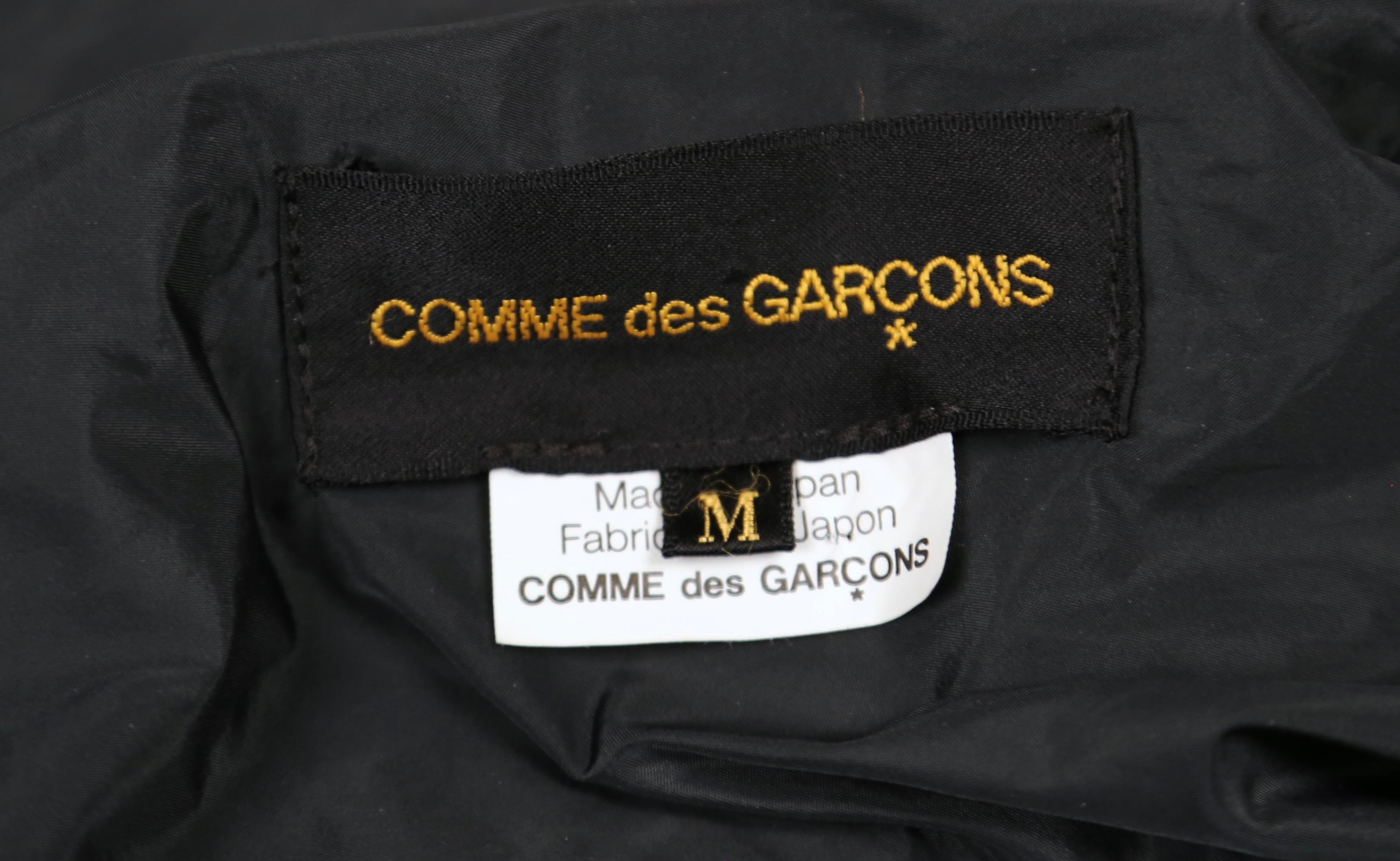 2006 COMME DES GARCONS black ruched jacket For Sale 3