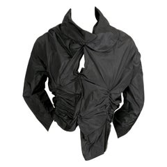 2006 COMME DES GARCONS Giacca nera con ruches
