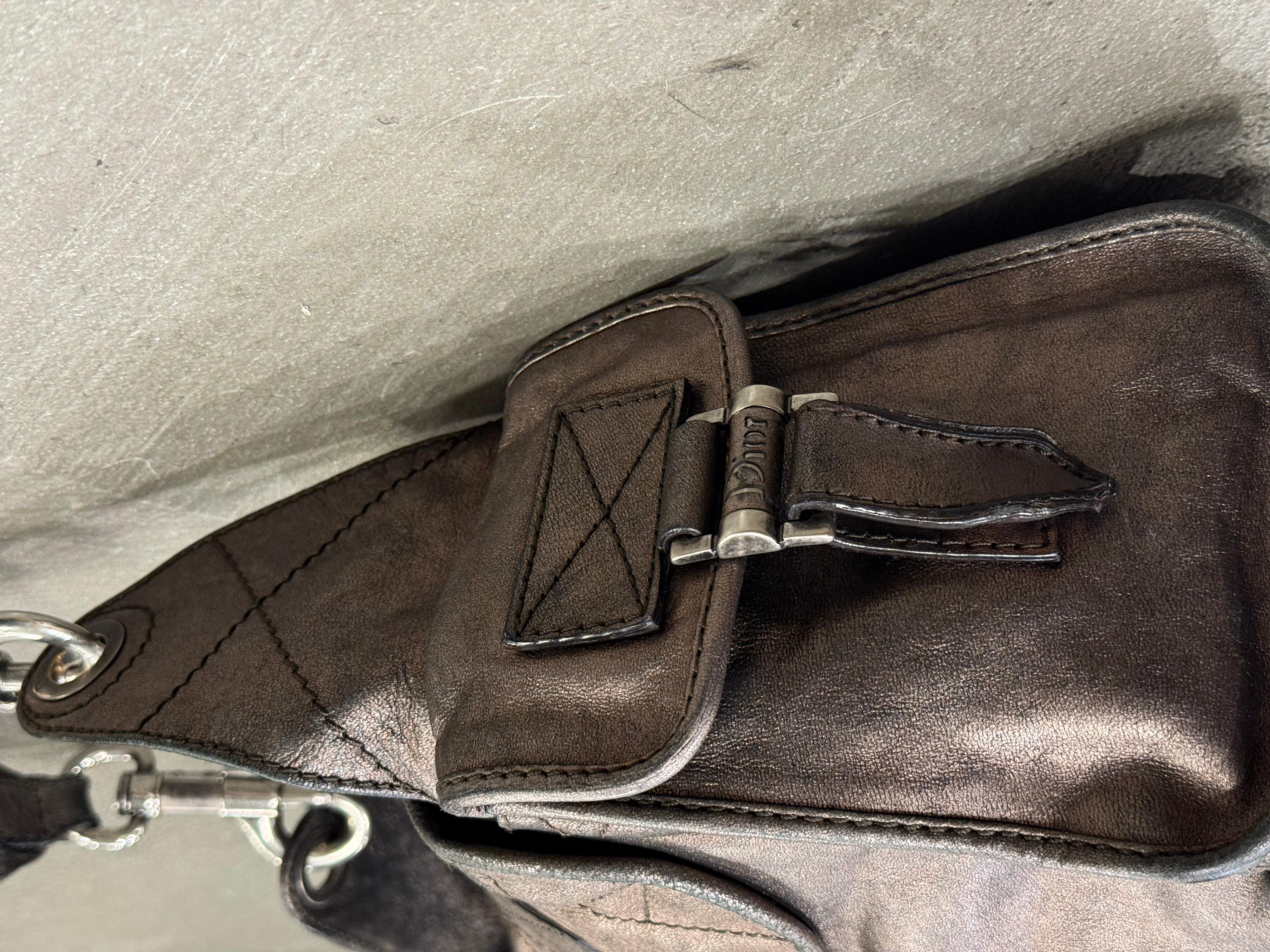 2006 Dior by John Galliano Rebelle Hobo Bag en vente 2