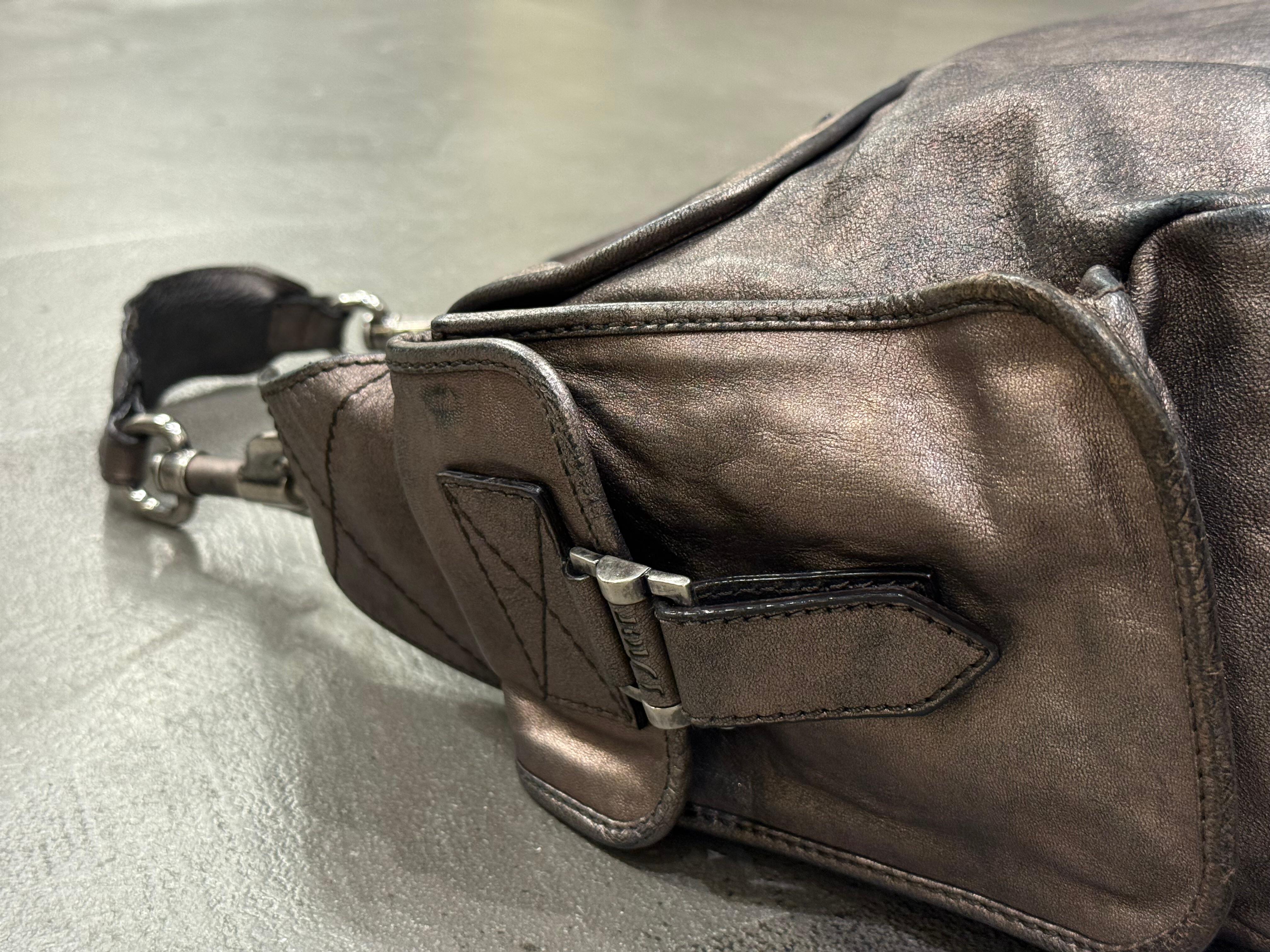 2006 Dior by John Galliano Rebelle Hobo Bag en vente 4