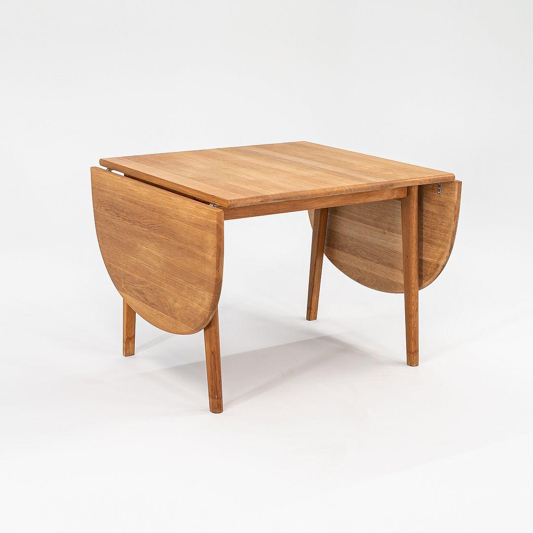 2006 Hans Wegner para Carl Hansen CH002 Mesa de comedor abatible en roble, 36 x 74 en venta 1
