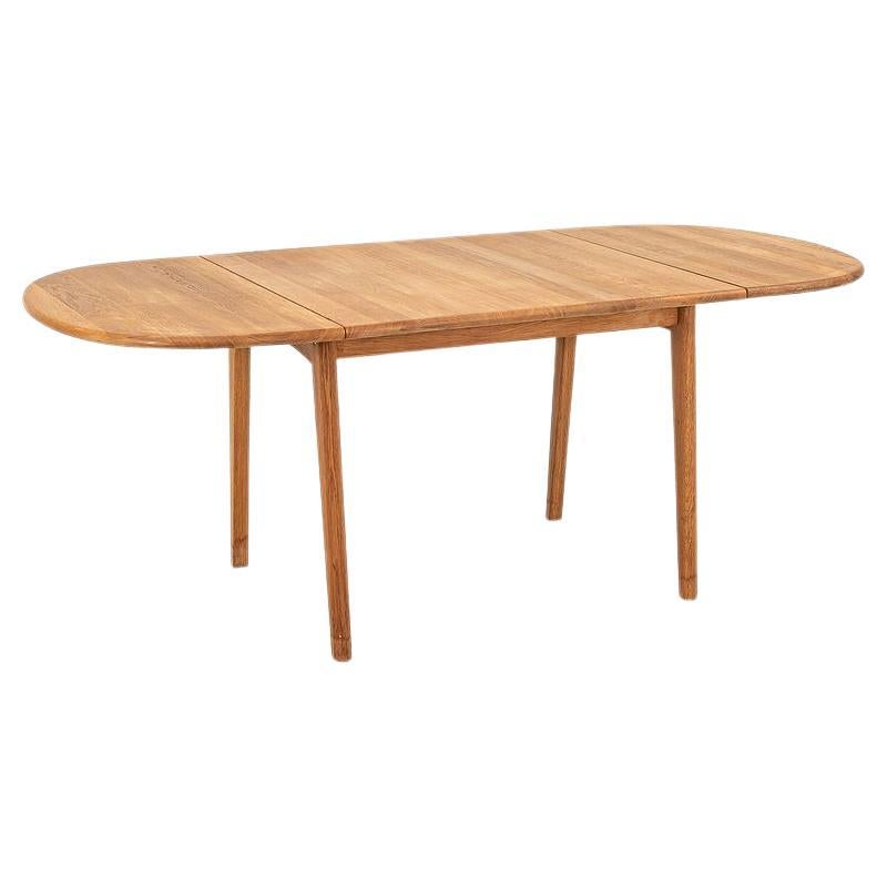 2006 Hans Wegner for Carl Hansen CH002 Drop Leaf Dining Table in Oak, 36 x 74