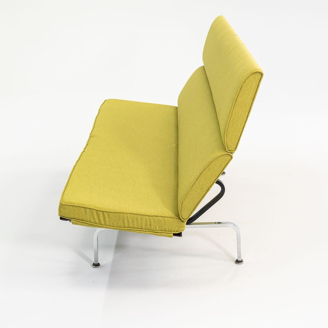 2006 Herman Miller Compact Sofa by Ray and Charles Eames with New Yellow Fabric For Sale 4