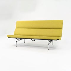 2006 Herman Miller Compact Sofa by Ray and Charles Eames with New Yellow Fabric