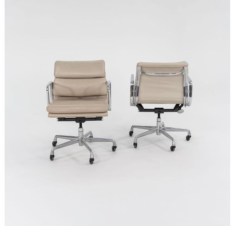 2006 Herman Miller Eames Soft Pad Management Desk Chair in Beige Leather 5