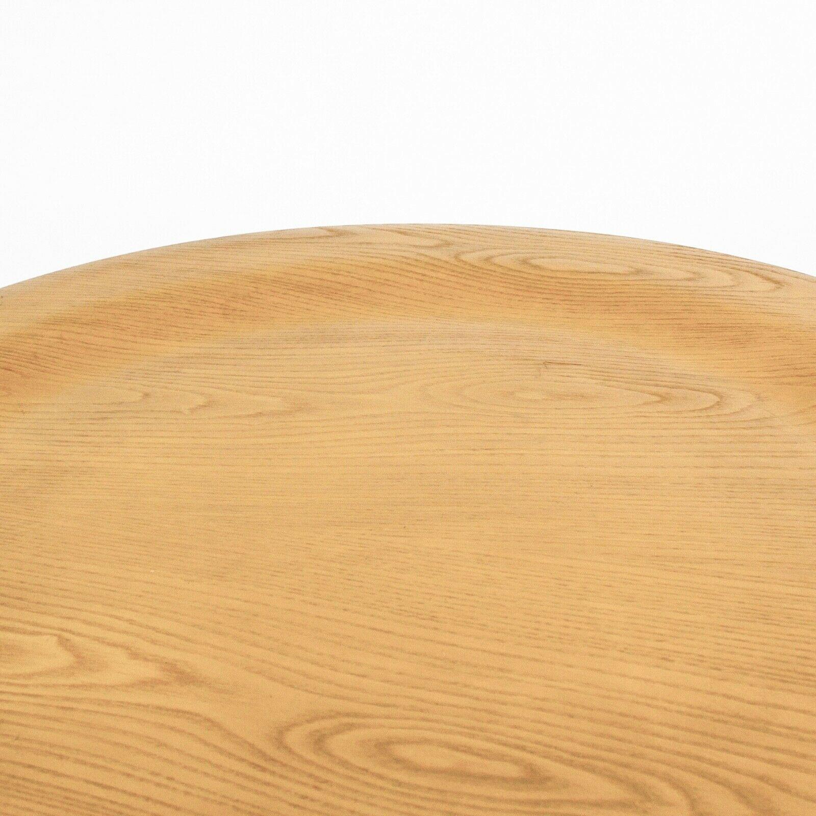 Bois 2006 Herman Miller Ray & Charles Eames CTW Round Coffee Table Wood in White Ash (Table basse ronde en bois en frêne blanc) en vente