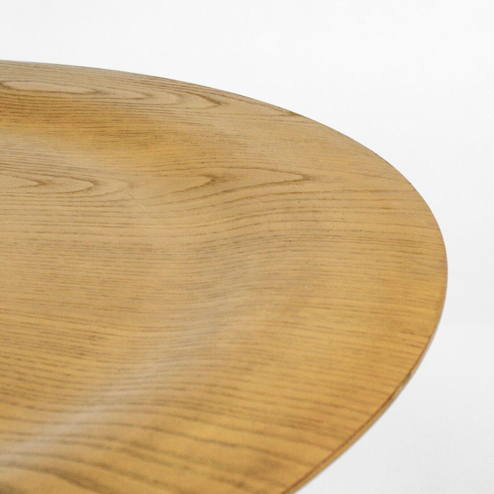 2006 Herman Miller Ray & Charles Eames CTW Round Coffee Table Wood in White Ash For Sale 2