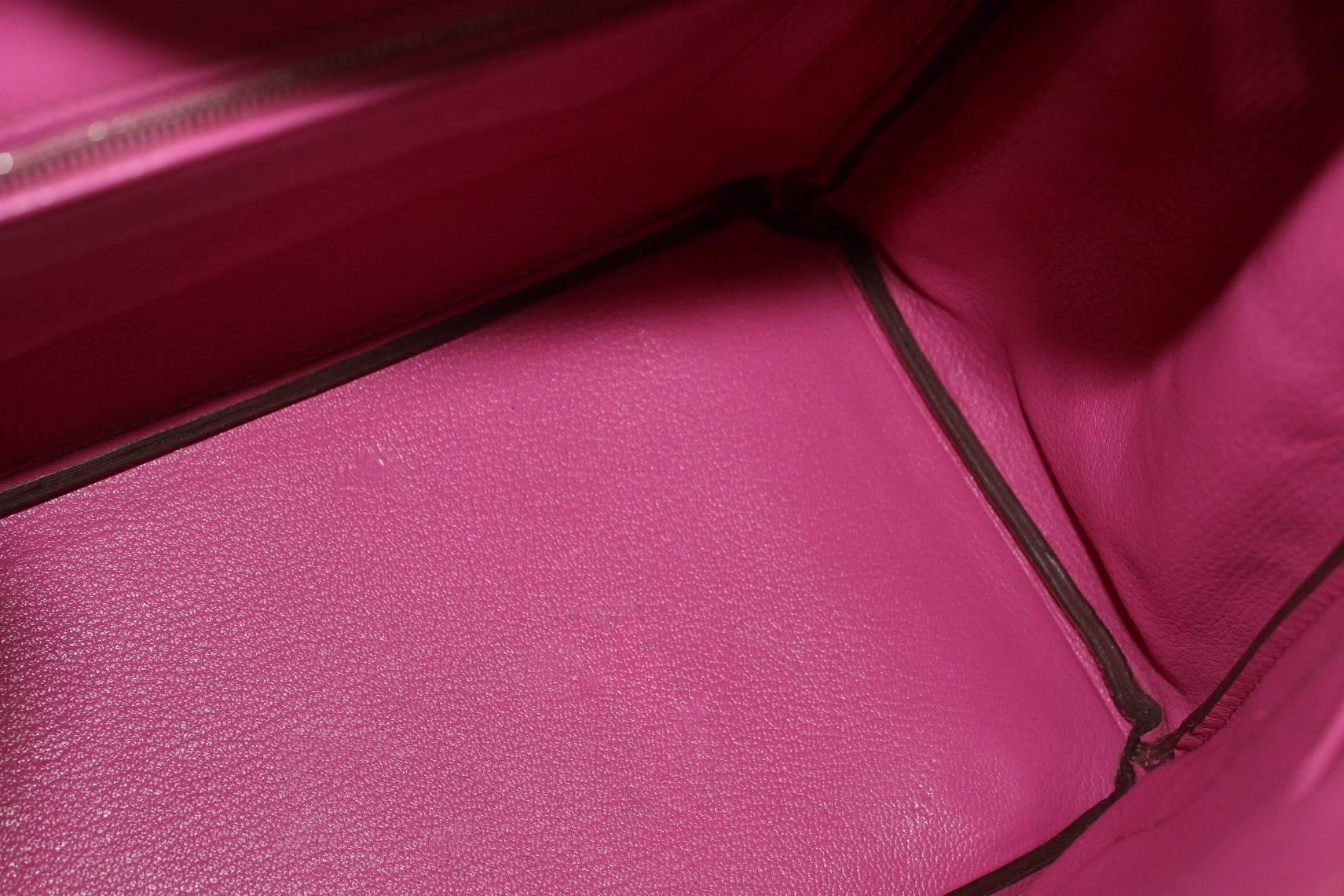 Hermes Pink Ostrich Leather 35cm Birkin Bag, 2006  1
