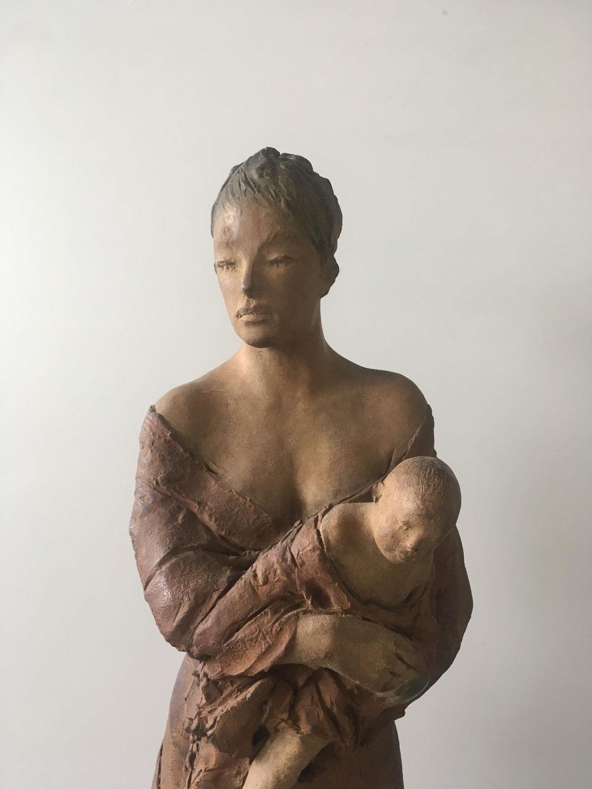 Post-Modern 2006 Italy Bronze Sculpture by Ugo Riva Dove Vai For Sale