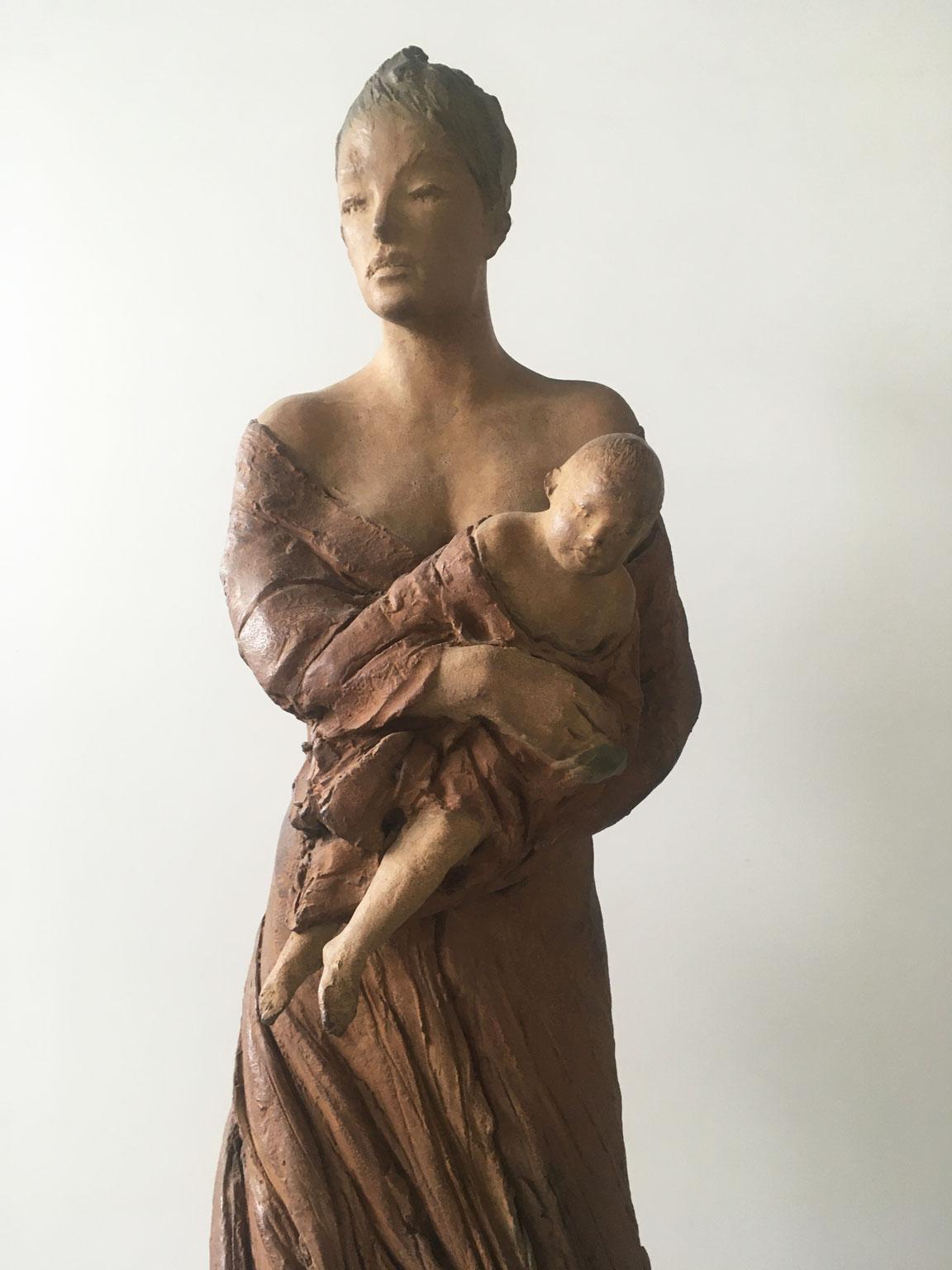 Italienische Bronzeskulptur einer Taube Vai von Ugo Riva, 2006 im Zustand „Gut“ im Angebot in Brescia, IT