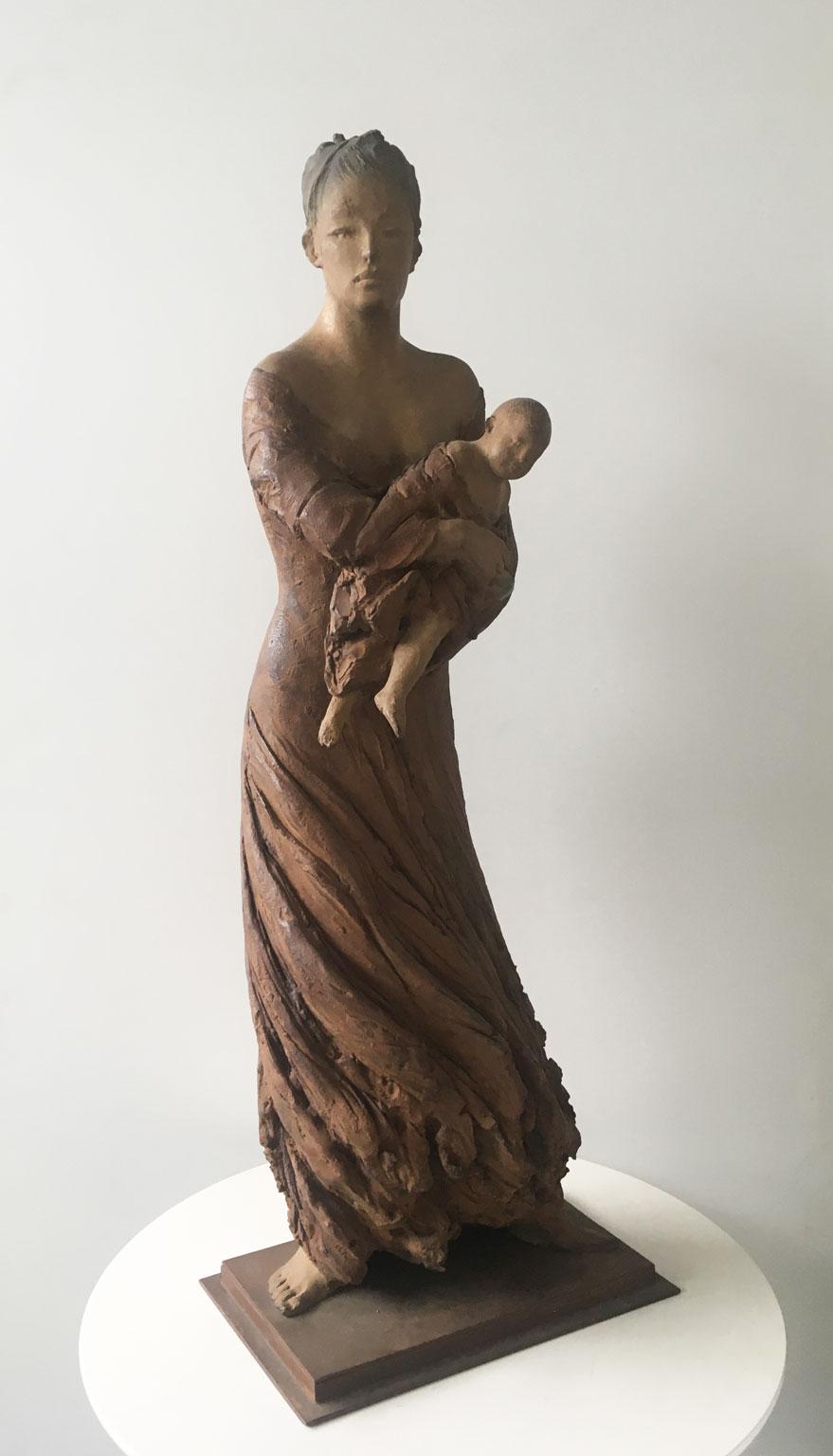 Italienische Bronzeskulptur einer Taube Vai von Ugo Riva, 2006 im Angebot 2