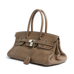 2006 JPG Hermès Birkin Shoulder Etoupe Leather Bag