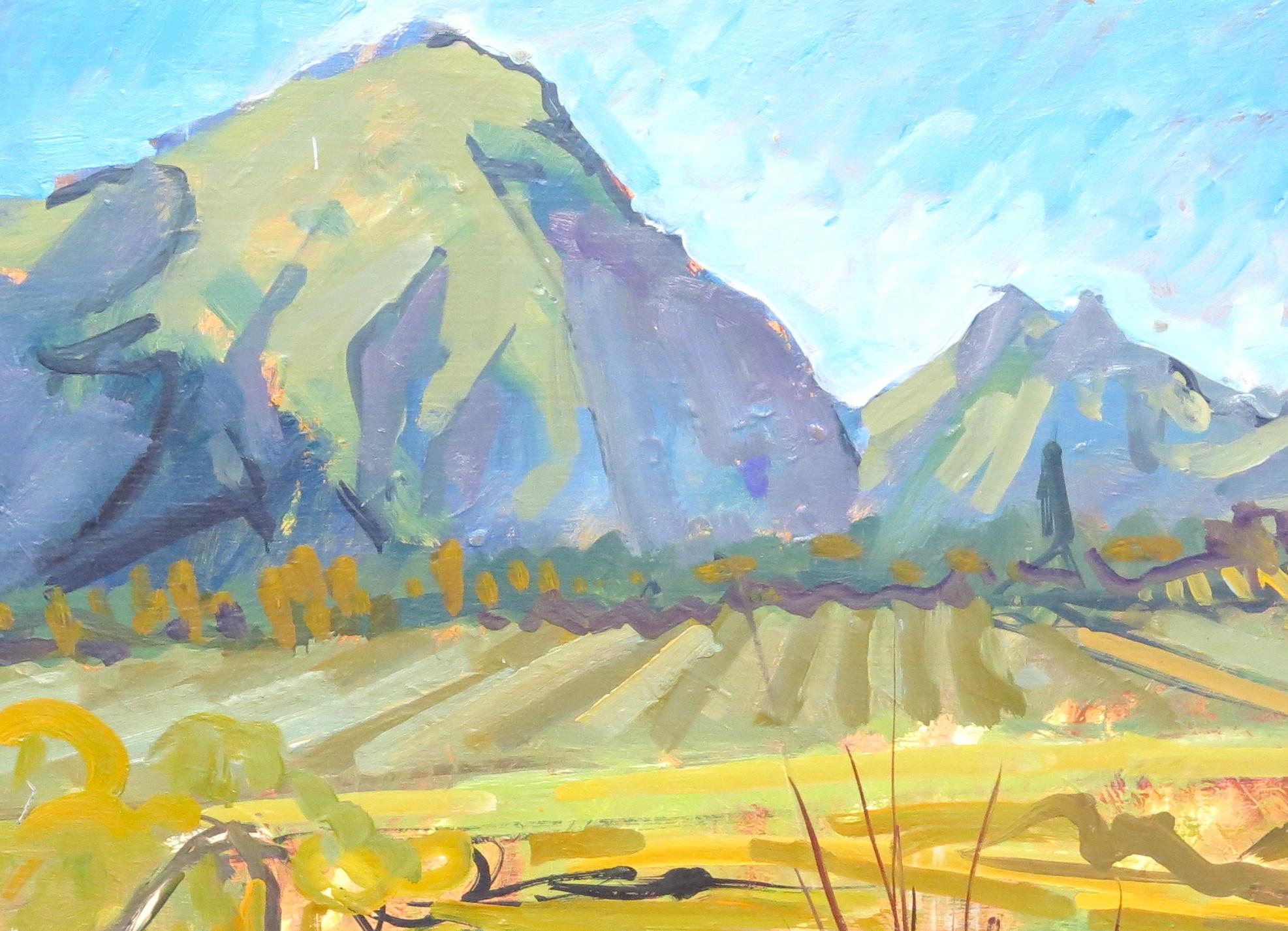 2006 Landscape by Philip Erskine (South African 1933- ) In Good Condition For Sale In Dallas, TX