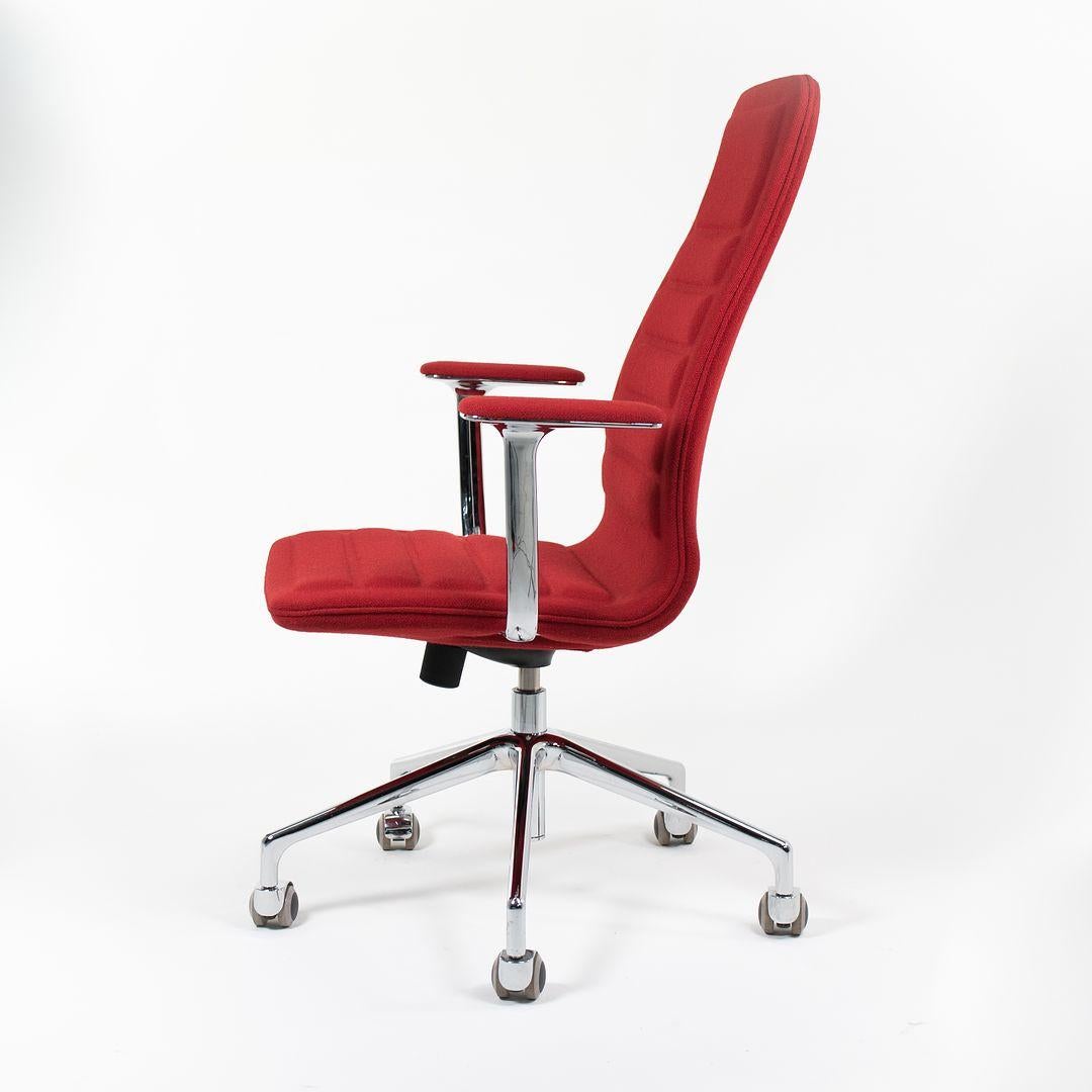 2006 Lotus-Schreibtischstuhl mit mittelgroßer Rückenlehne von Jasper Morrison für Cappellini in Rot im Angebot 4