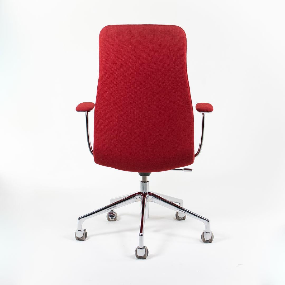 2006 Lotus-Schreibtischstuhl mit mittelgroßer Rückenlehne von Jasper Morrison für Cappellini in Rot im Angebot 1