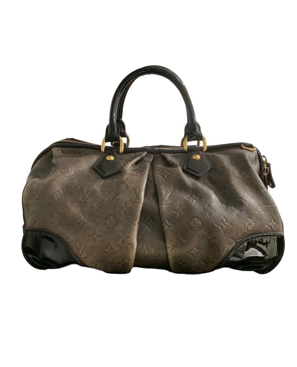 Black 2006 Louis Vuitton Stephen Sprouse Boston GM Top Handle Bag For Sale