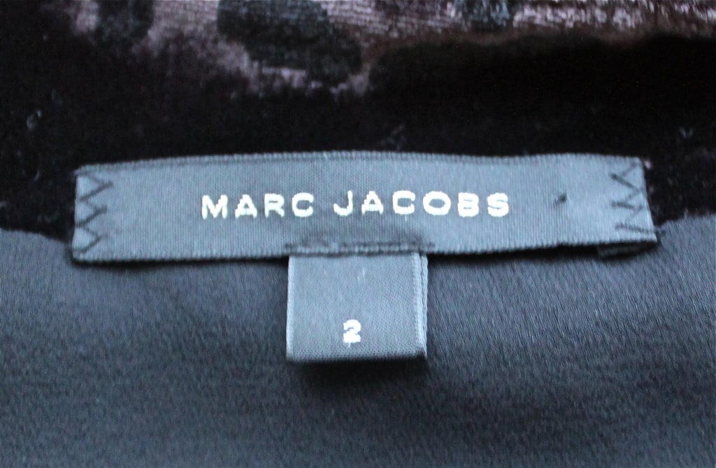 2006 MARC JACOBS silk printed RUNWAY dress with beading 1