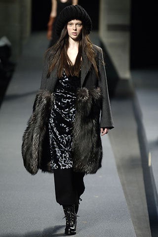 2006 MARC JACOBS silk printed RUNWAY dress with beading 3