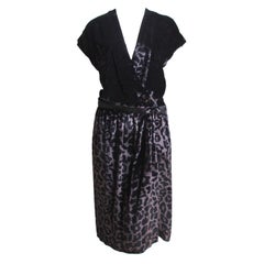 2006 MARC JACOBS silk printed RUNWAY dress with beading