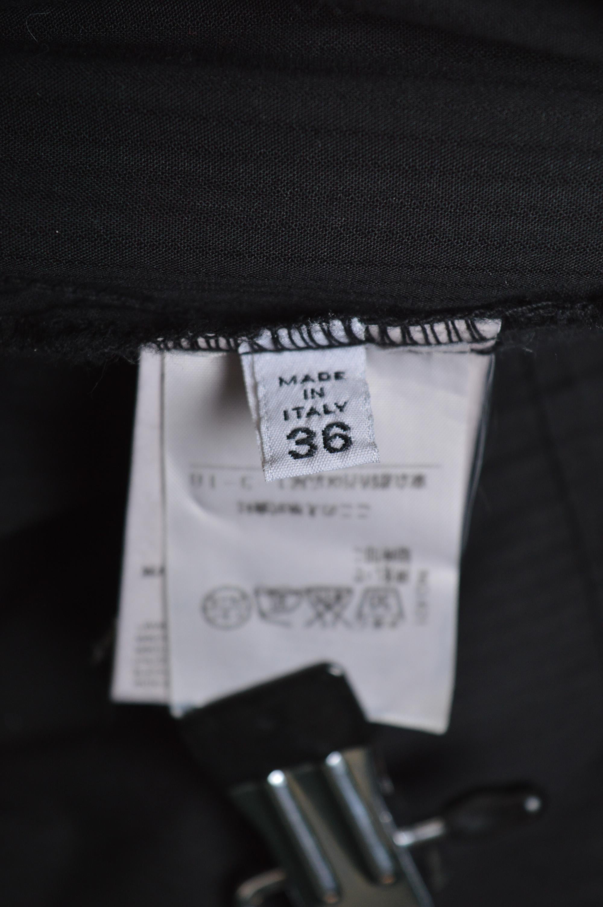2006 Martin Marginal MM6 Black Multi way Technical Zip Pocket Jacket / Blazer en vente 7