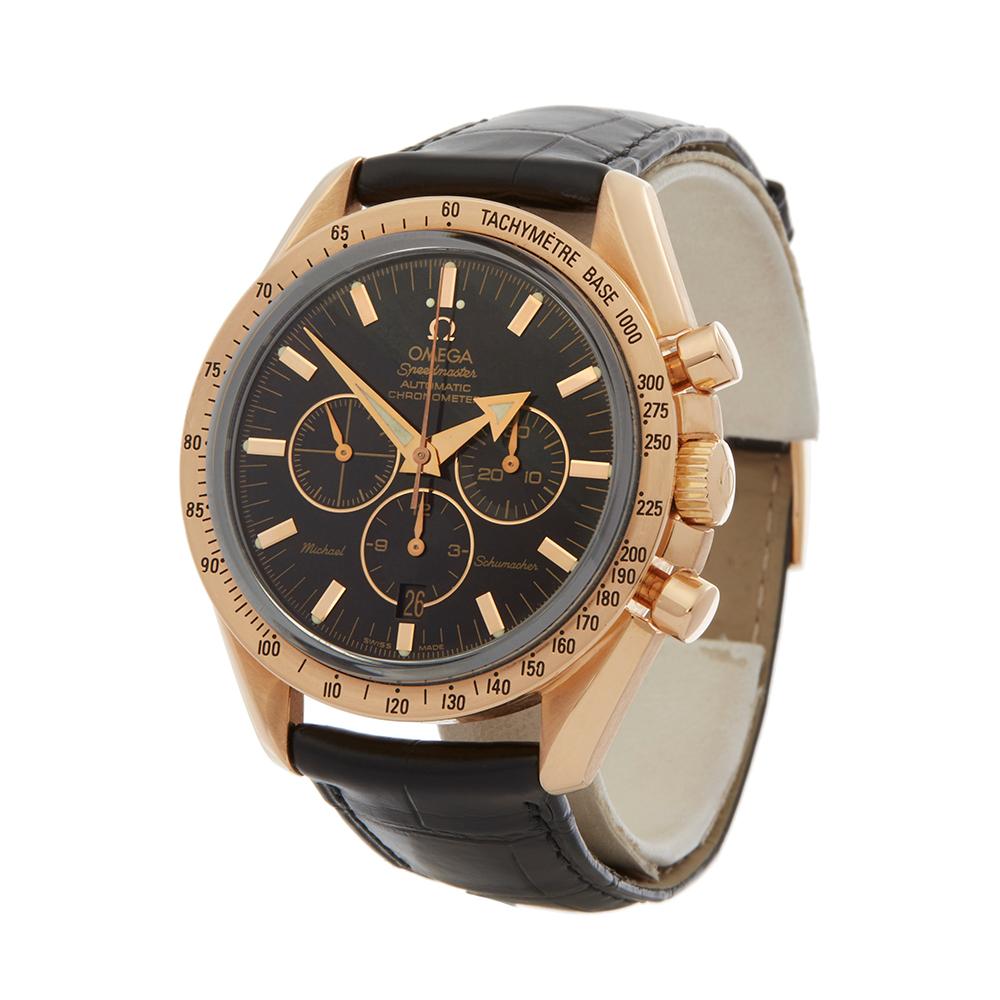 2006 Omega Speedmaster Michael Schumacher Rose Gold 31595000 Armbanduhr 1