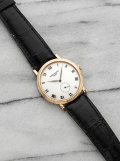 2006 Patek Philippe Calatrava 3919R-001 18K Rose Gold White Dial Manual 33mm
